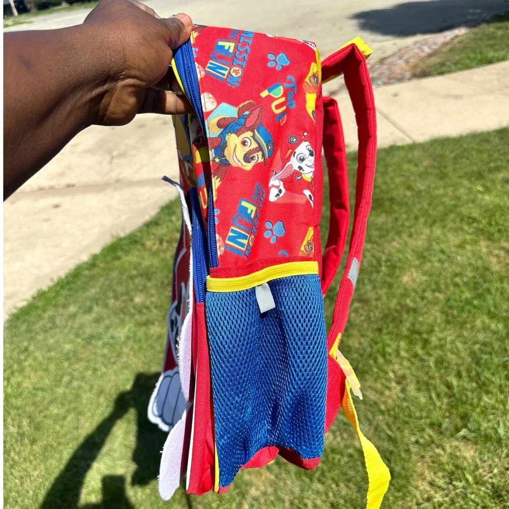 Paw Patrol Marshall Mission Have Fun Little Kids Backpack Red School Bag